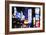 NYPD Police Dept - In the Style of Oil Painting-Philippe Hugonnard-Framed Giclee Print