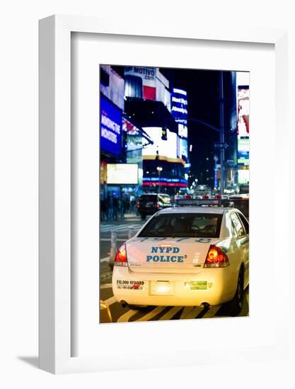 NYPD - Times square - New York City - United States-Philippe Hugonnard-Framed Photographic Print