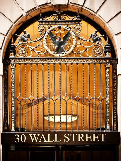 Nysc 30 Wall Street Building Financial District Manhattan New York City Us Usa Vintage Colors Photographic Print By Philippe Hugonnard Art Com
