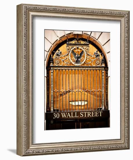 Nysc 30 Wall Street Building, Financial District, Manhattan, New York City, US, USA, Vintage Colors-Philippe Hugonnard-Framed Photographic Print