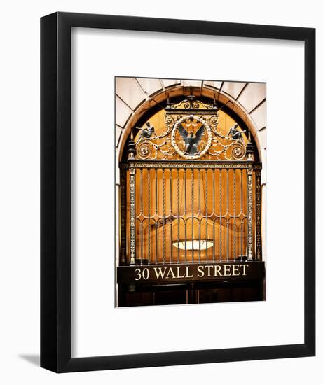 Nysc 30 Wall Street Building, Financial District, Manhattan, New York City, US, USA, Vintage Colors-Philippe Hugonnard-Framed Photographic Print