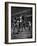 NYU vs. North Carolina in College Basketball Game at Madison Square Garden-Gjon Mili-Framed Photographic Print