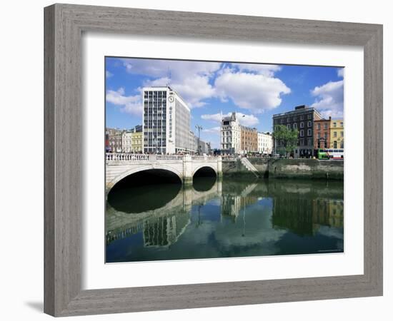 O'Connell Bridge and River Liffey, Dublin, Eire (Rpublic of Ireland)-Neale Clarke-Framed Photographic Print