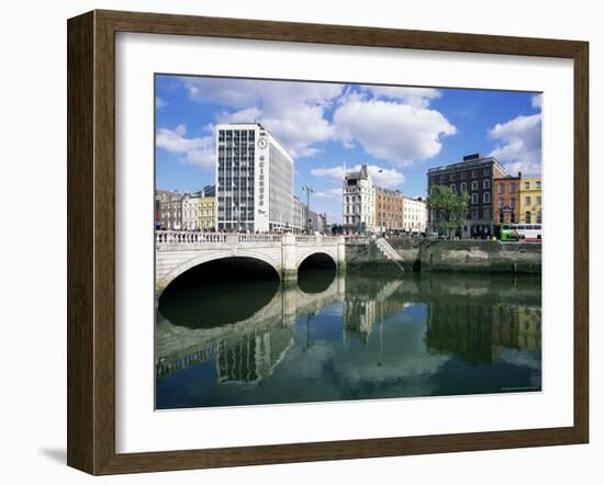 O'Connell Bridge and River Liffey, Dublin, Eire (Rpublic of Ireland)-Neale Clarke-Framed Photographic Print