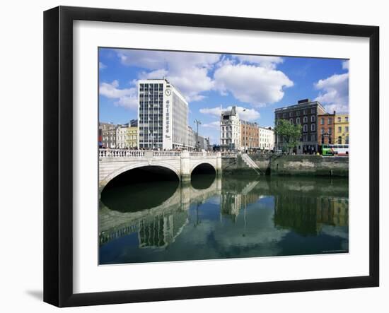 O'Connell Bridge and River Liffey, Dublin, Eire (Rpublic of Ireland)-Neale Clarke-Framed Photographic Print