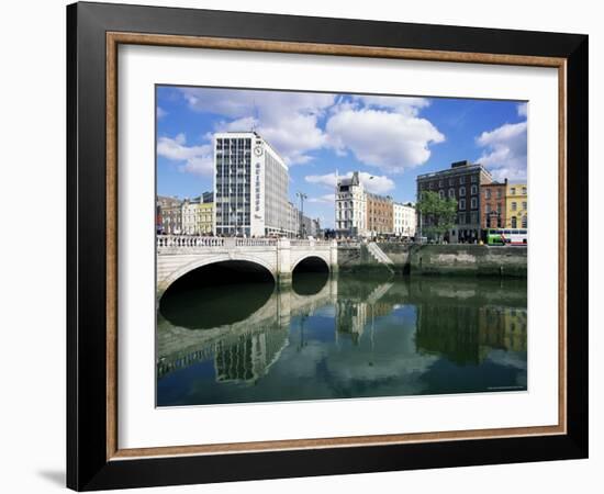 O'Connell Bridge and River Liffey, Dublin, Eire (Rpublic of Ireland)-Neale Clarke-Framed Photographic Print