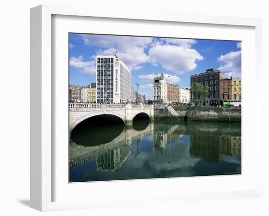 O'Connell Bridge and River Liffey, Dublin, Eire (Rpublic of Ireland)-Neale Clarke-Framed Photographic Print