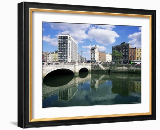 O'Connell Bridge and River Liffey, Dublin, Eire (Rpublic of Ireland)-Neale Clarke-Framed Photographic Print