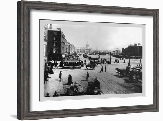 O'Connell Bridge, Dublin-null-Framed Art Print