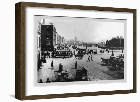 O'Connell Bridge, Dublin-null-Framed Art Print