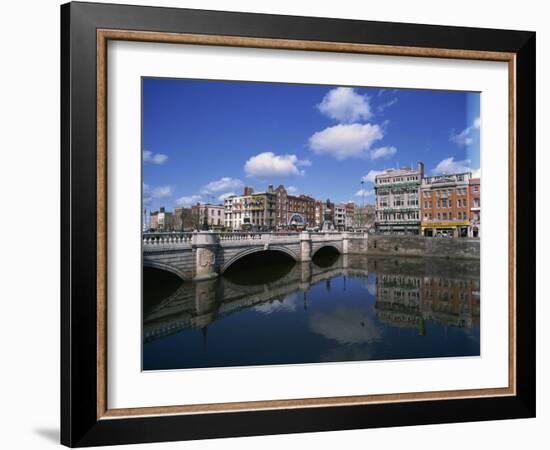 O'Connell Bridge over the River Liffey, Dublin, County Dublin, Republic of Ireland, Europe-Hans Peter Merten-Framed Photographic Print