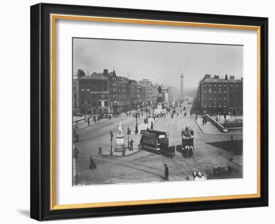 O'Connell Street, Dublin, Ireland, C.1890-Robert French-Framed Giclee Print