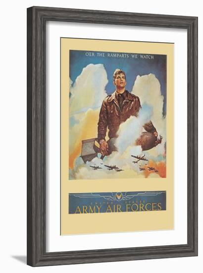 O'Er the Ramparts We Watch-null-Framed Art Print