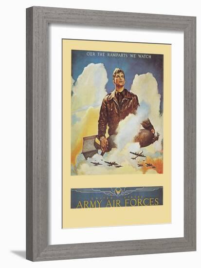 O'Er the Ramparts We Watch-null-Framed Art Print