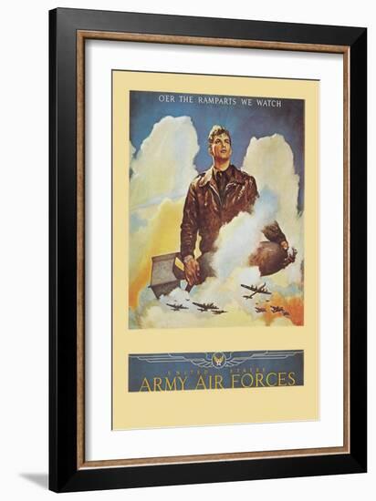 O'Er the Ramparts We Watch-null-Framed Art Print