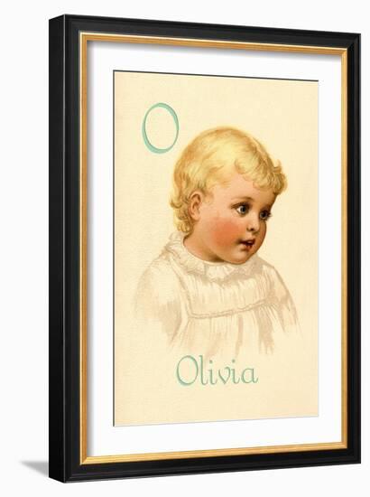 O for Olivia-Ida Waugh-Framed Art Print