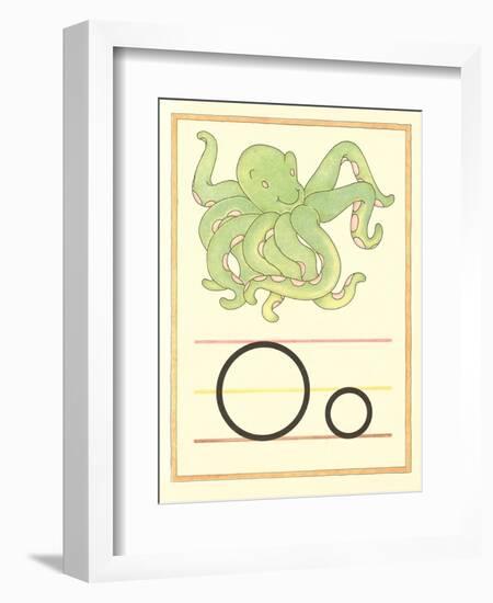 O Is for Octopus-null-Framed Art Print