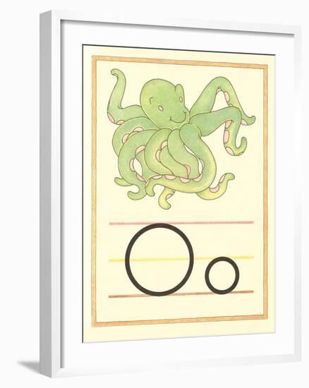 O Is for Octopus-null-Framed Art Print