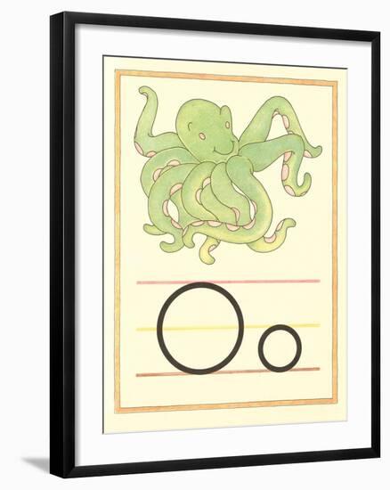 O Is for Octopus-null-Framed Art Print