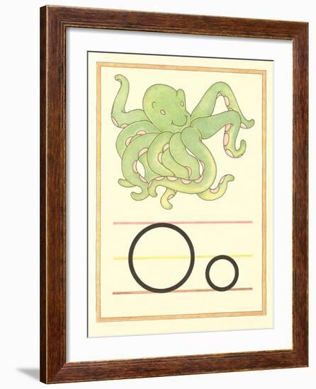 O Is for Octopus-null-Framed Art Print