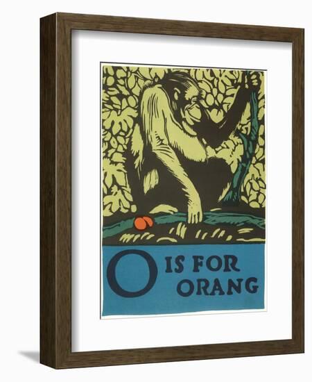 O is for Orang-null-Framed Premium Giclee Print