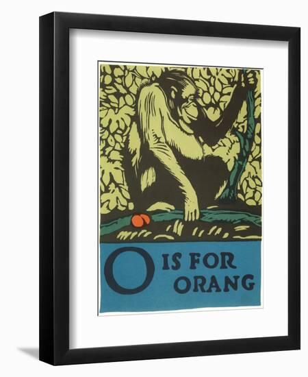 O is for Orang-null-Framed Premium Giclee Print