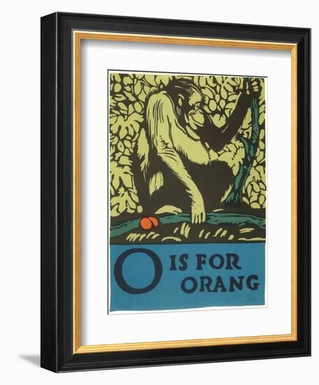 O is for Orang-null-Framed Premium Giclee Print