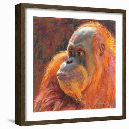 O is for Orangutan-Rita Kirkman-Framed Art Print