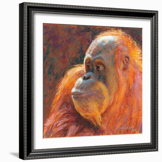 O is for Orangutan-Rita Kirkman-Framed Art Print