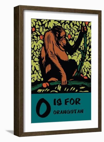 O is for Orangutang-Charles Buckles Falls-Framed Art Print