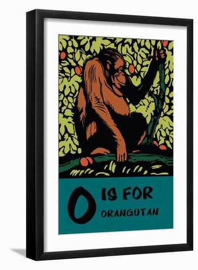 O is for Orangutang-Charles Buckles Falls-Framed Art Print