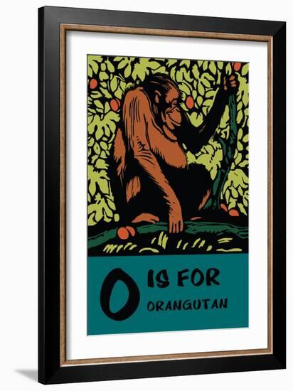 O is for Orangutang-Charles Buckles Falls-Framed Art Print