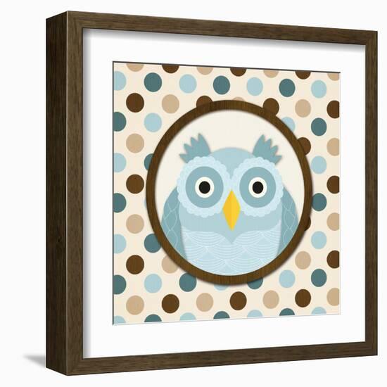 O Is for Owl I-N. Harbick-Framed Art Print