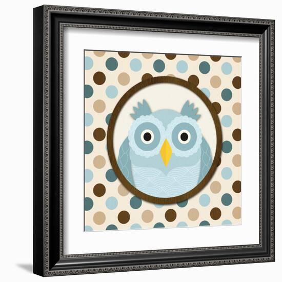 O Is for Owl I-N. Harbick-Framed Art Print