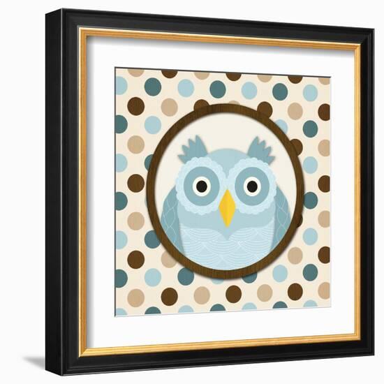 O Is for Owl I-N. Harbick-Framed Art Print