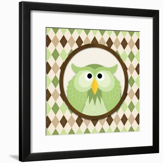 O Is for Owl III-N. Harbick-Framed Art Print