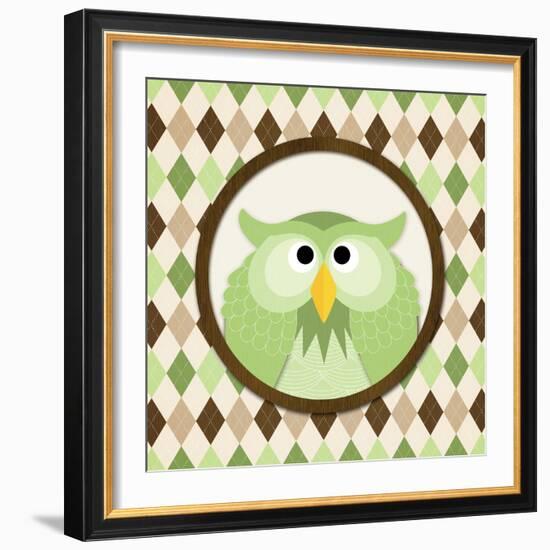 O Is for Owl III-N. Harbick-Framed Art Print