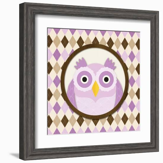 O Is for Owl IV-N. Harbick-Framed Art Print