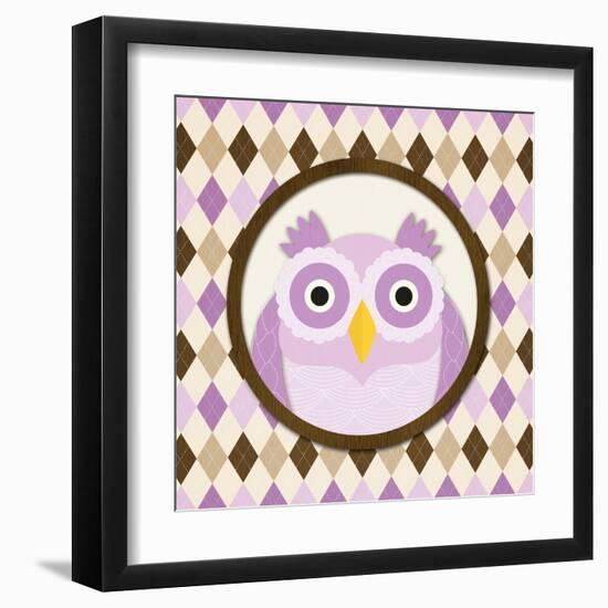 O Is for Owl IV-N. Harbick-Framed Art Print