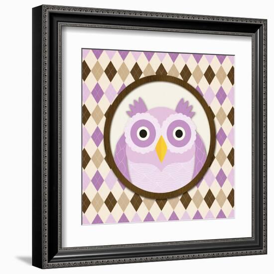 O Is for Owl IV-N. Harbick-Framed Art Print