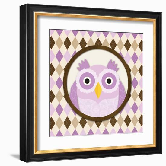 O Is for Owl IV-N. Harbick-Framed Art Print