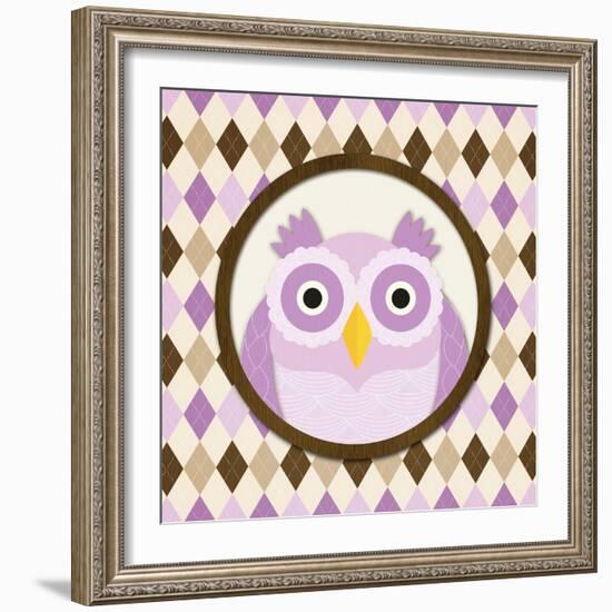 O Is for Owl IV-N. Harbick-Framed Art Print