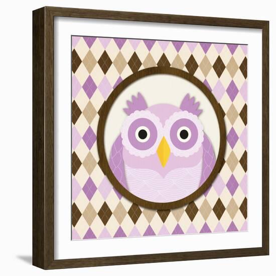 O Is for Owl IV-N. Harbick-Framed Art Print