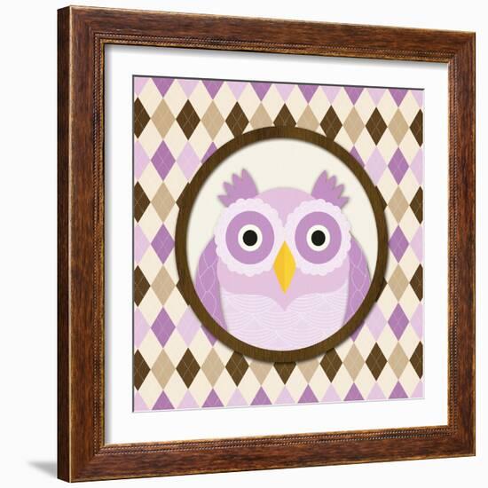 O Is for Owl IV-N. Harbick-Framed Art Print