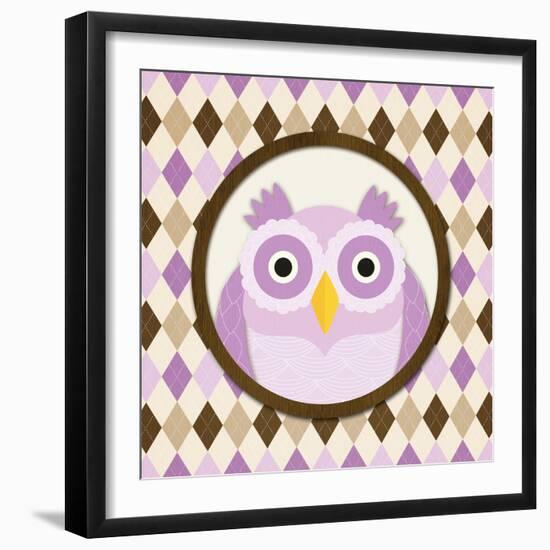 O Is for Owl IV-N. Harbick-Framed Art Print