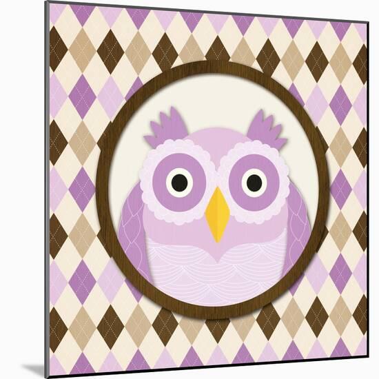 O Is for Owl IV-N. Harbick-Mounted Art Print