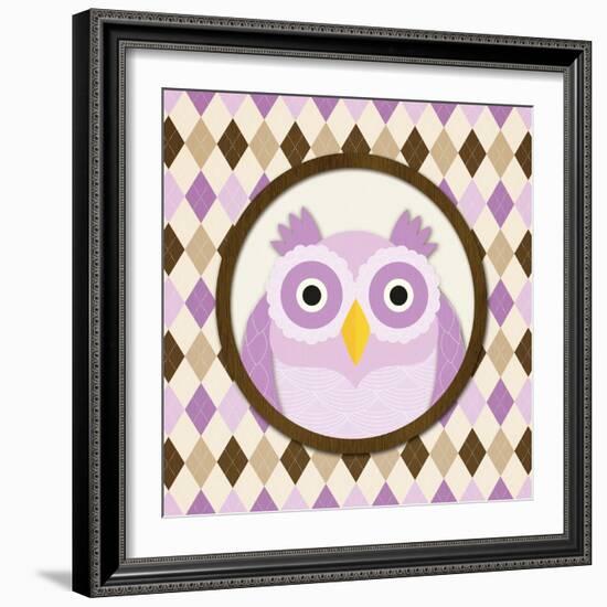 O Is for Owl IV-N. Harbick-Framed Art Print