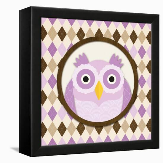 O Is for Owl IV-N. Harbick-Framed Stretched Canvas