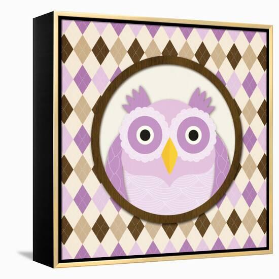 O Is for Owl IV-N. Harbick-Framed Stretched Canvas