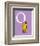 O is for Owl (purple)-Theodor (Dr. Seuss) Geisel-Framed Art Print